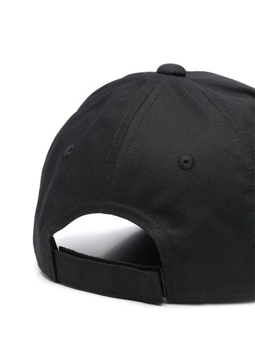 Cappello Emporio Armani nero con tesa curva e logo EMPORIO ARMANI | 627921CC99100020